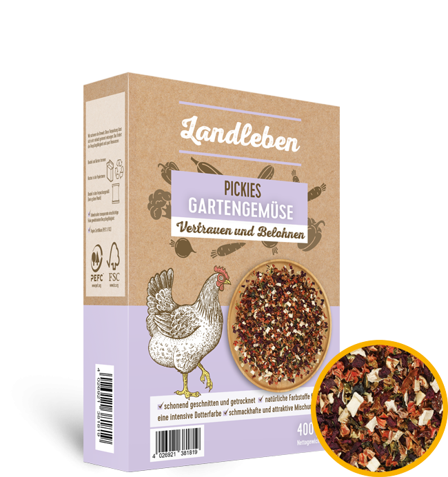 Landleben Pickies Gemüsegarten
